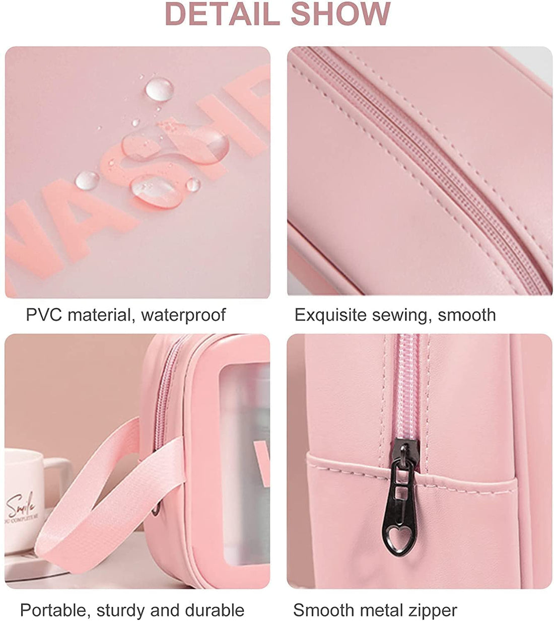 Transparent Makeup Bag Women Wash Bag Travel Organizer