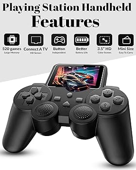 DXP S10 Handheld Game Console for Kids 520 Retro Video Games 