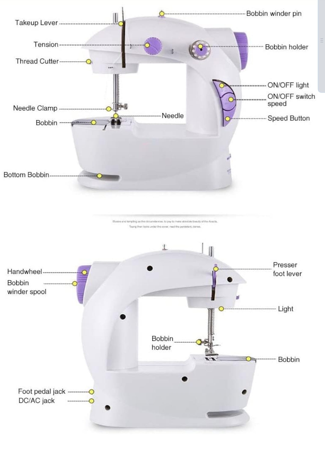 ORLOV Sewing Machine for Home Tailoring Silai Machine