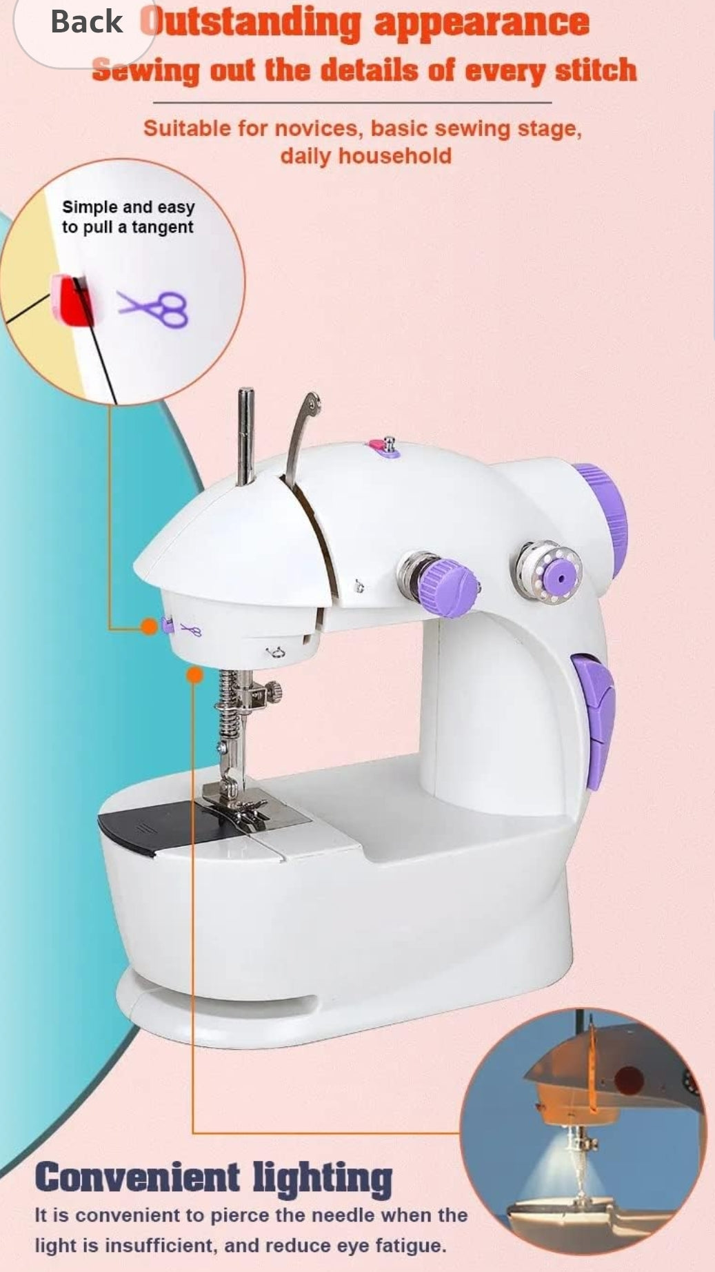 ORLOV Sewing Machine for Home Tailoring Silai Machine