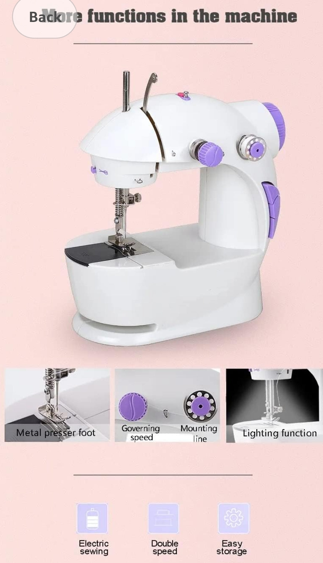 ORLOV Sewing Machine for Home Tailoring Silai Machine