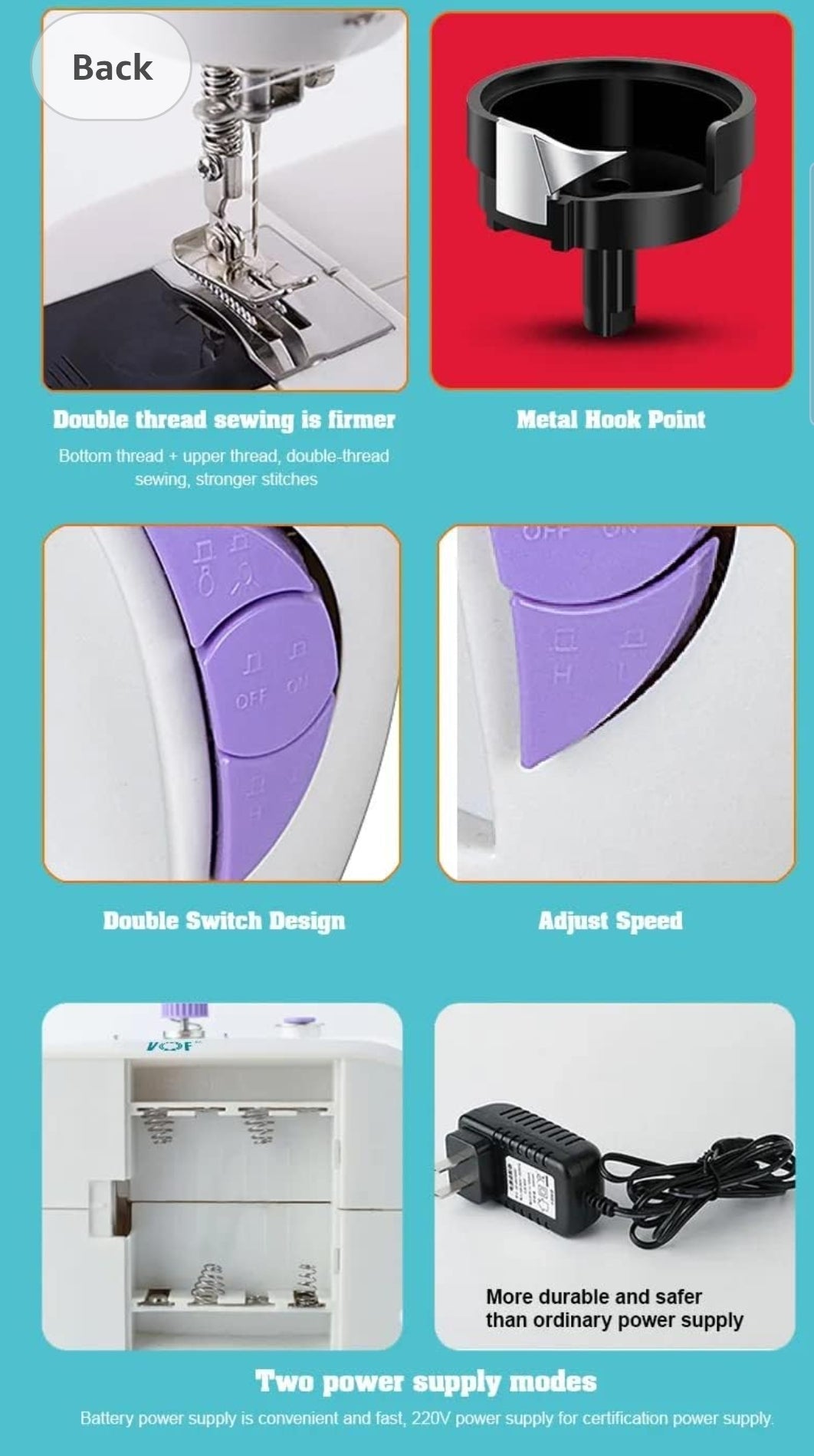 ORLOV Sewing Machine for Home Tailoring Silai Machine