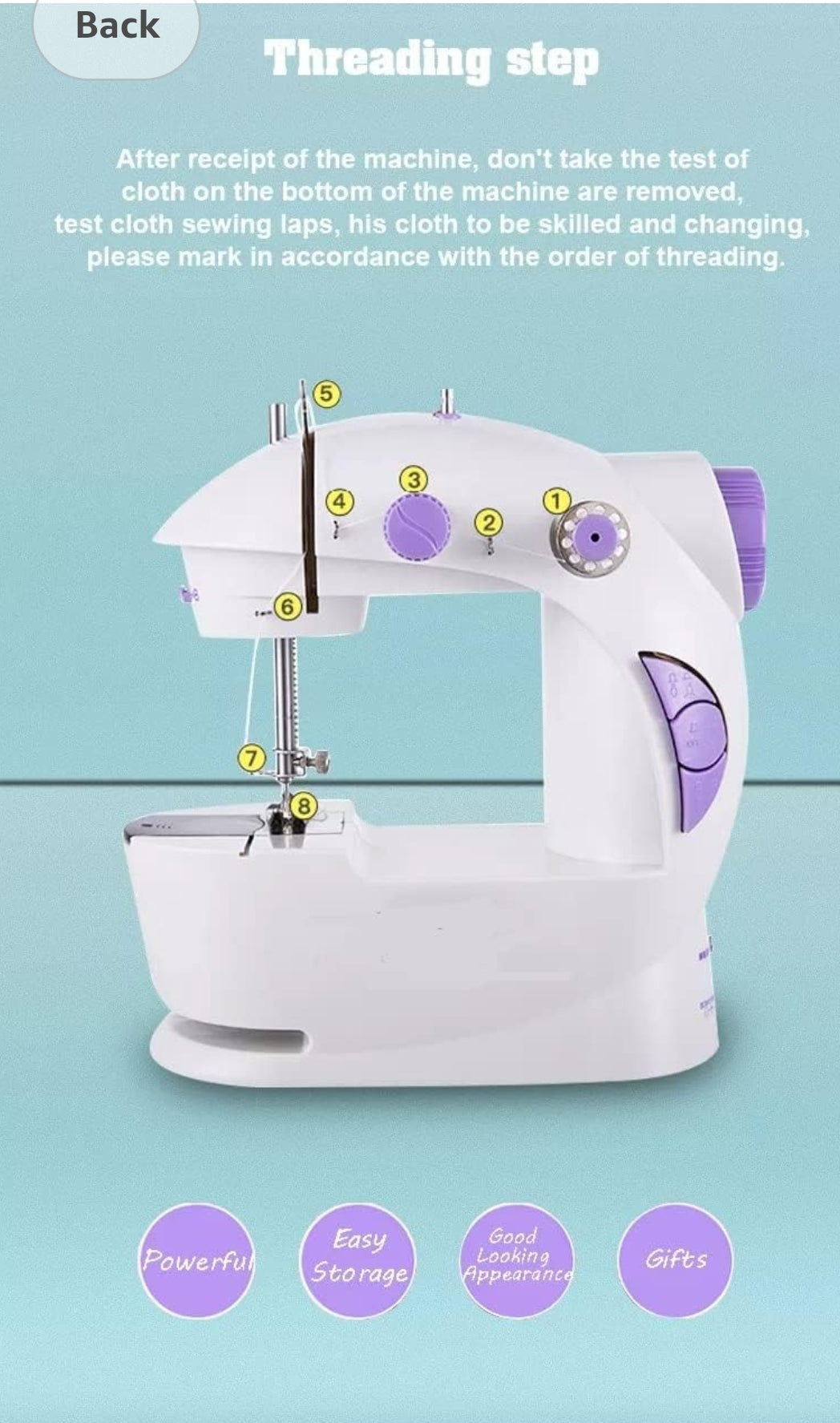 ORLOV Sewing Machine for Home Tailoring Silai Machine