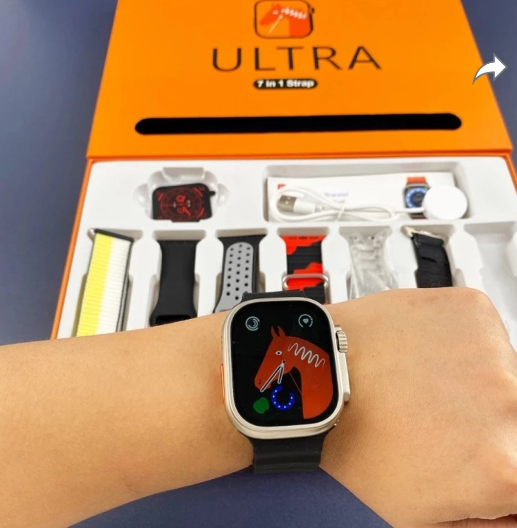 HL STRIKES 7 in 1 combo ultra smart watch