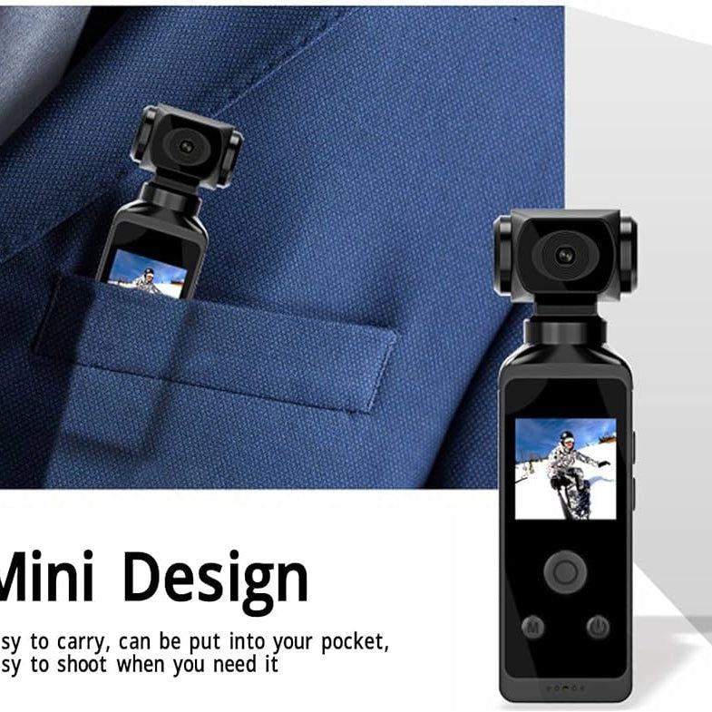 Ultra HD Pocket Action Camera Rotatable Vlog Wifi Mini Sport