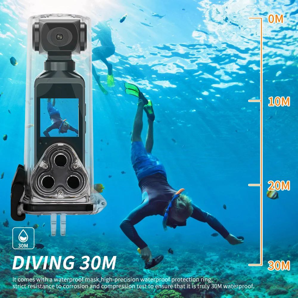 Ultra HD Pocket Action Camera Rotatable Vlog Wifi Mini Sport