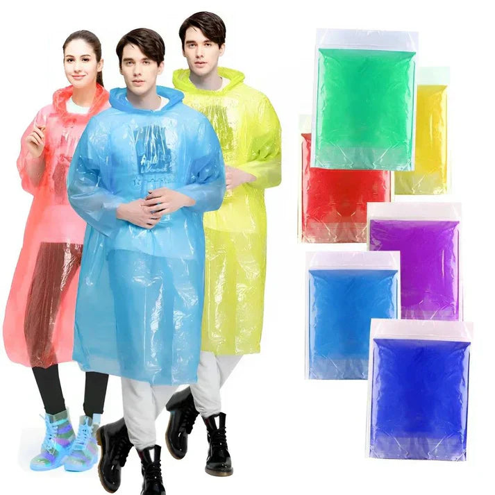 Unisex Disposable Rain Card for Emergency Use Waterproof 