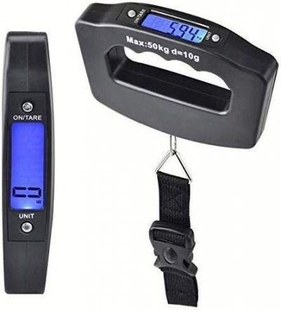 TRIXES Portable Digital Luggage Scales Travel Accessory 