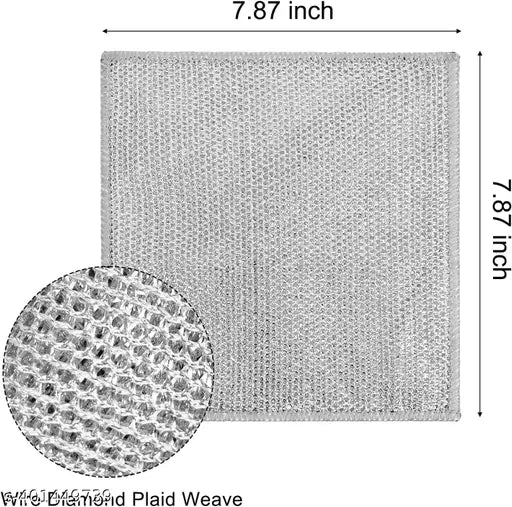 Kitchen Towel Multipurpose Wire Dishwashing Scrubber for Wet